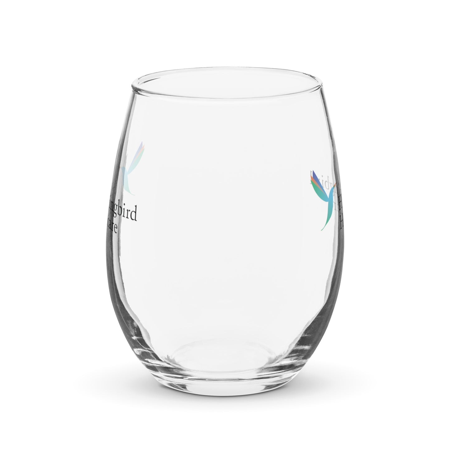 Stemless wine glass