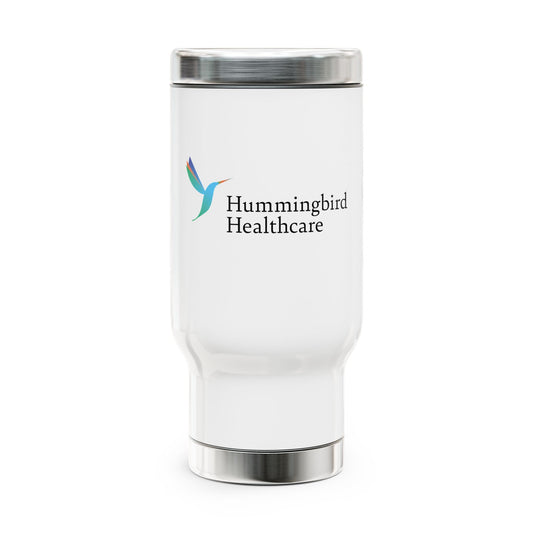 Stainless Steel Travel Mug with Handle, 14oz