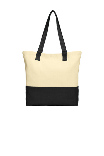 Port Authority® Colorblock Cotton Tote