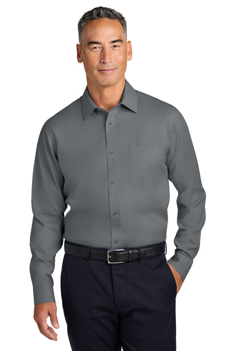 Brooks Brothers® Wrinkle-Free Stretch Pinpoint Spread Collar Shirt