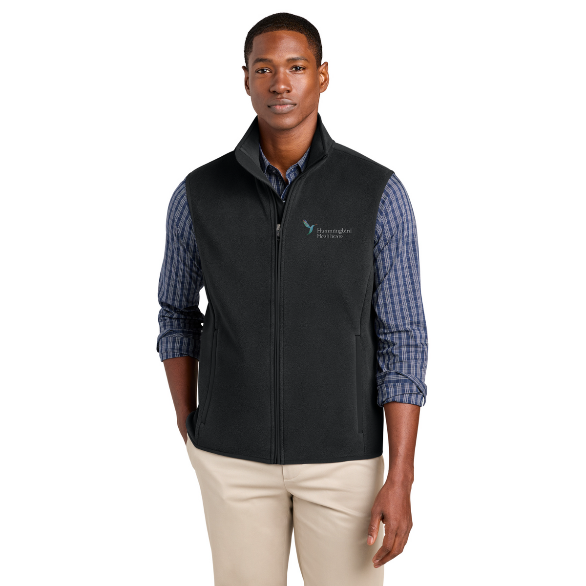 Brooks Brothers Fleece Vest — model