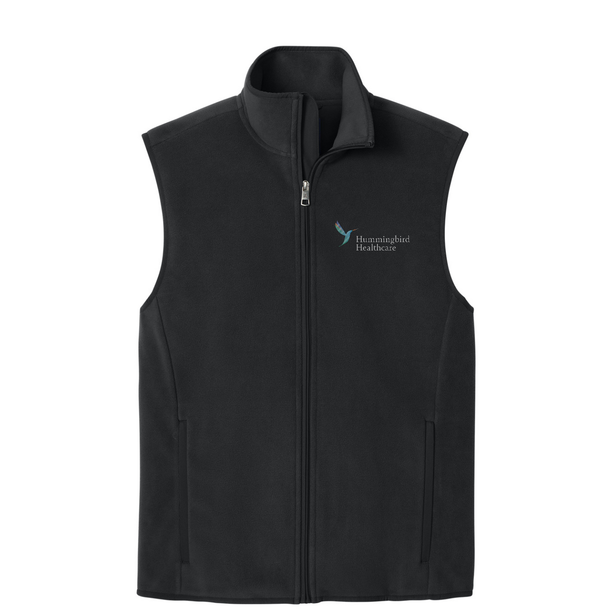 Brooks Brothers Fleece Vest — Deep Black