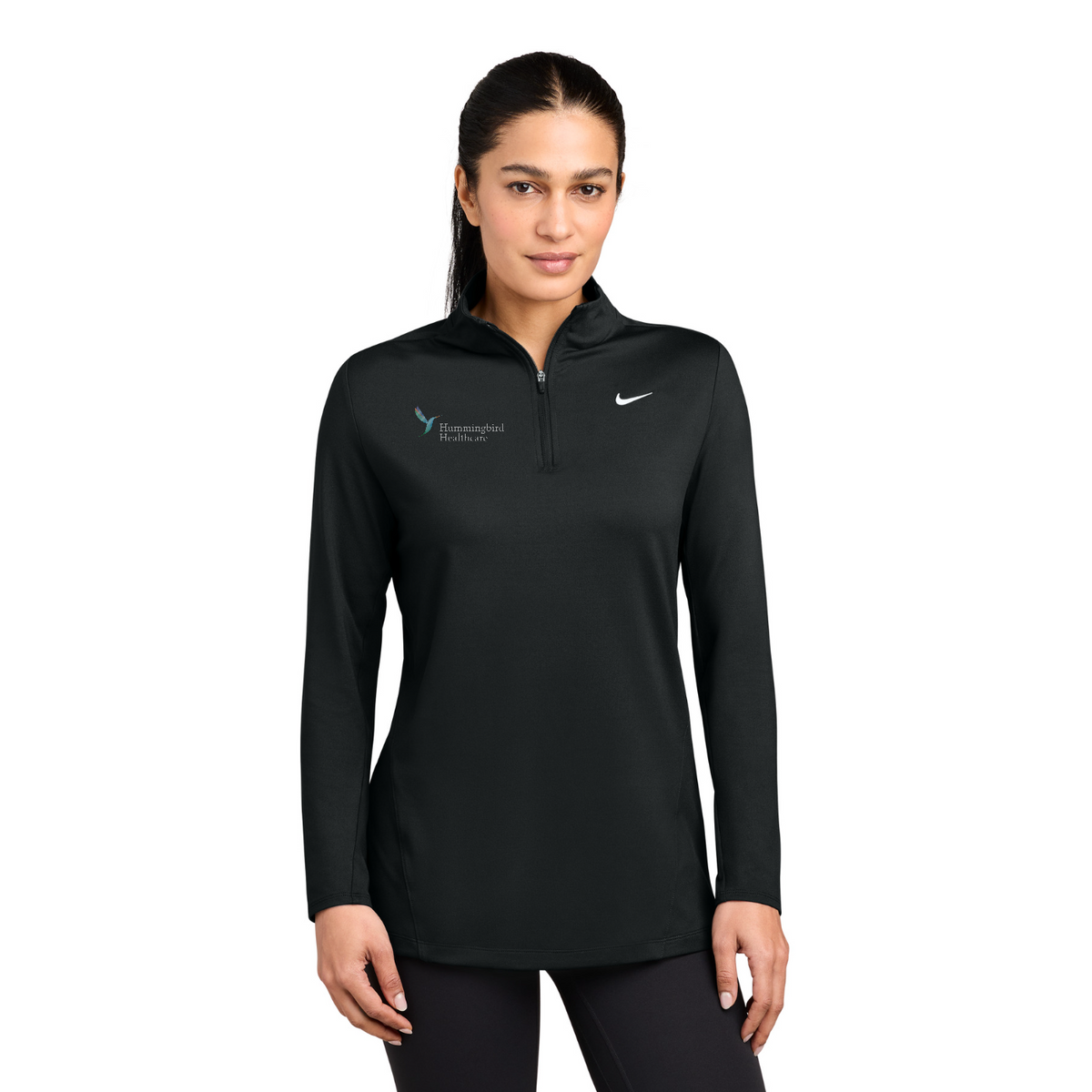 Nike Women's Dri-FIT Stride 1/2-Zip — model