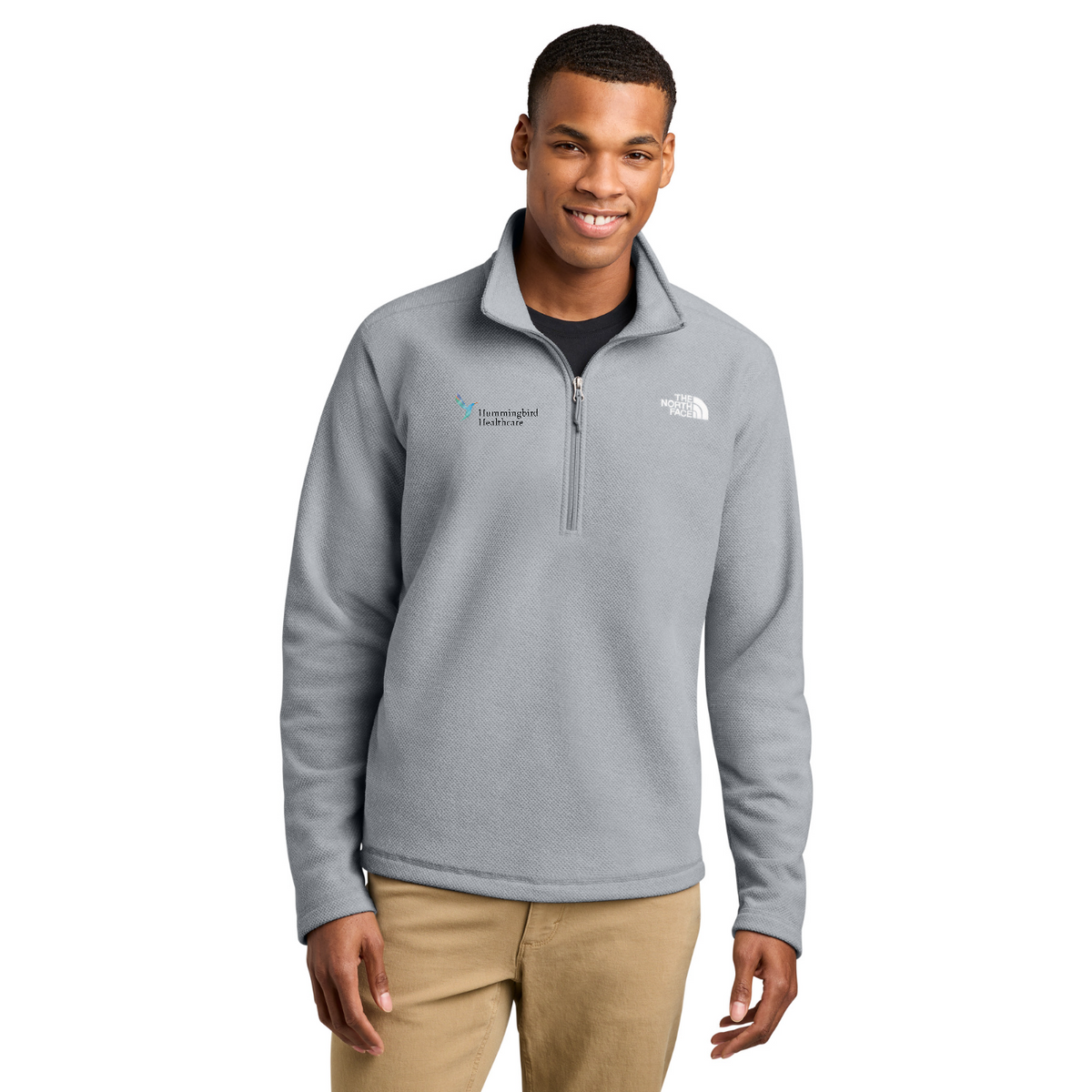 The North Face Textured Pine Grove 1/2-Zip — model