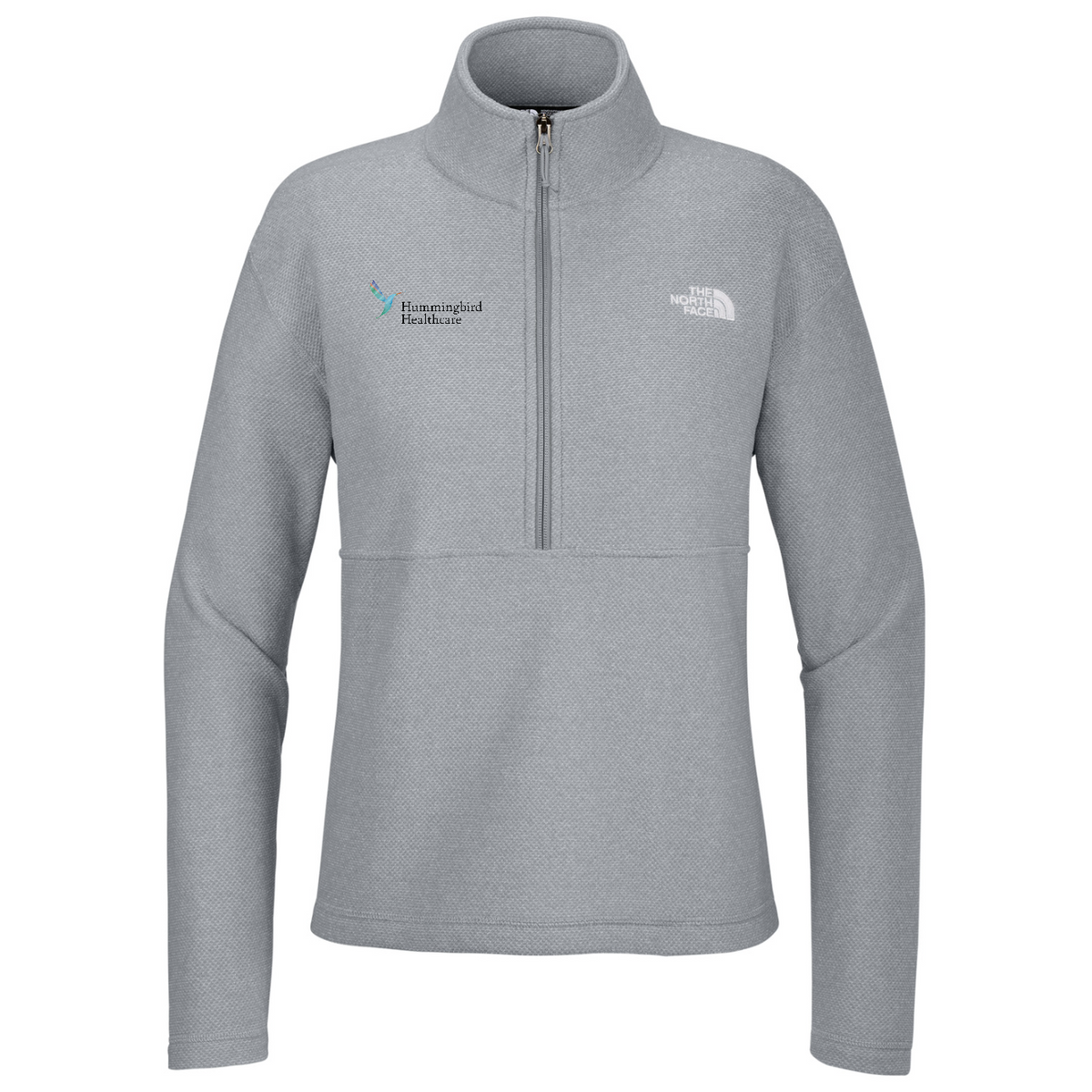 The North Face Women's Textured Pine Grove 1/2-Zip — TNF Light Grey Heather