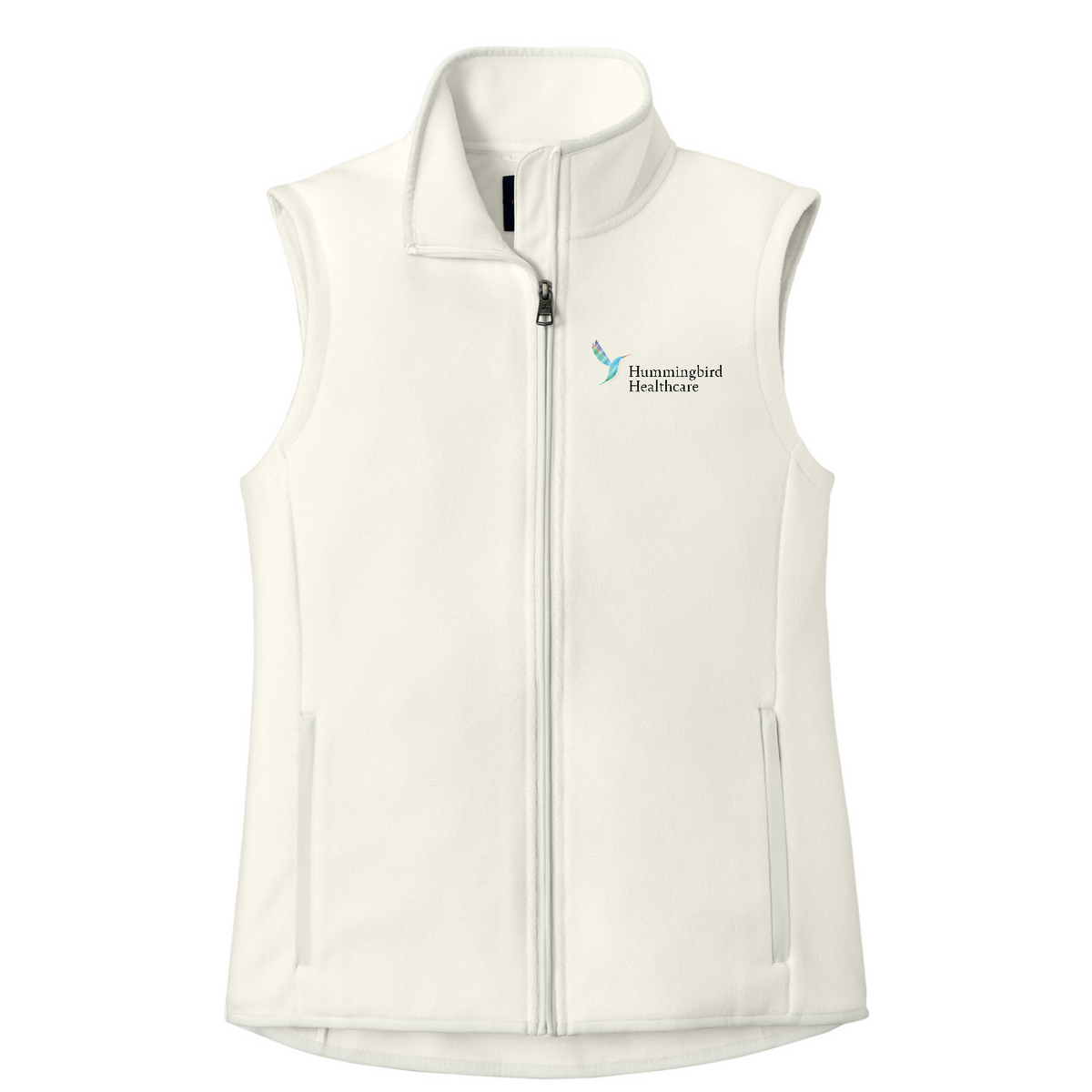 Brooks Brothers Women's Fleece Vest — Off White