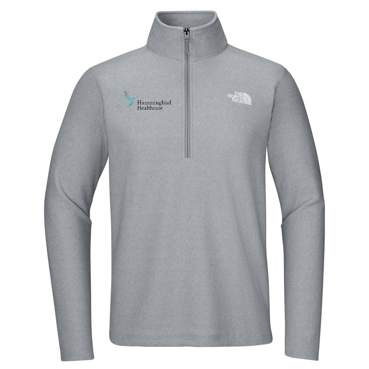 The North Face Textured Pine Grove 1/2-Zip — TNF Light Grey Heather