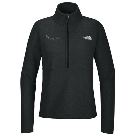 The North Face Women's Textured Pine Grove 1/2-Zip — TNF Black Heather