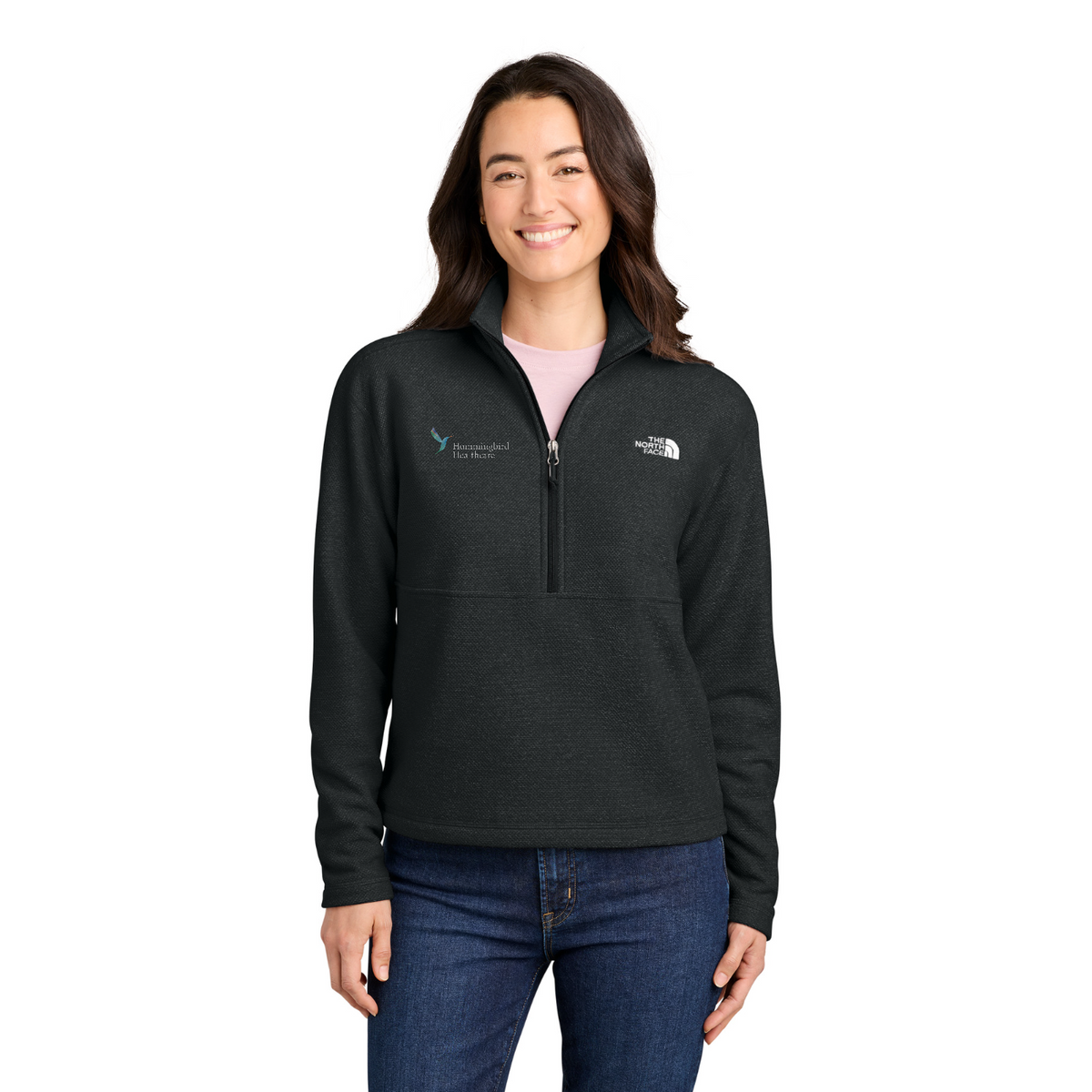 The North Face Women's Textured Pine Grove 1/2-Zip — model