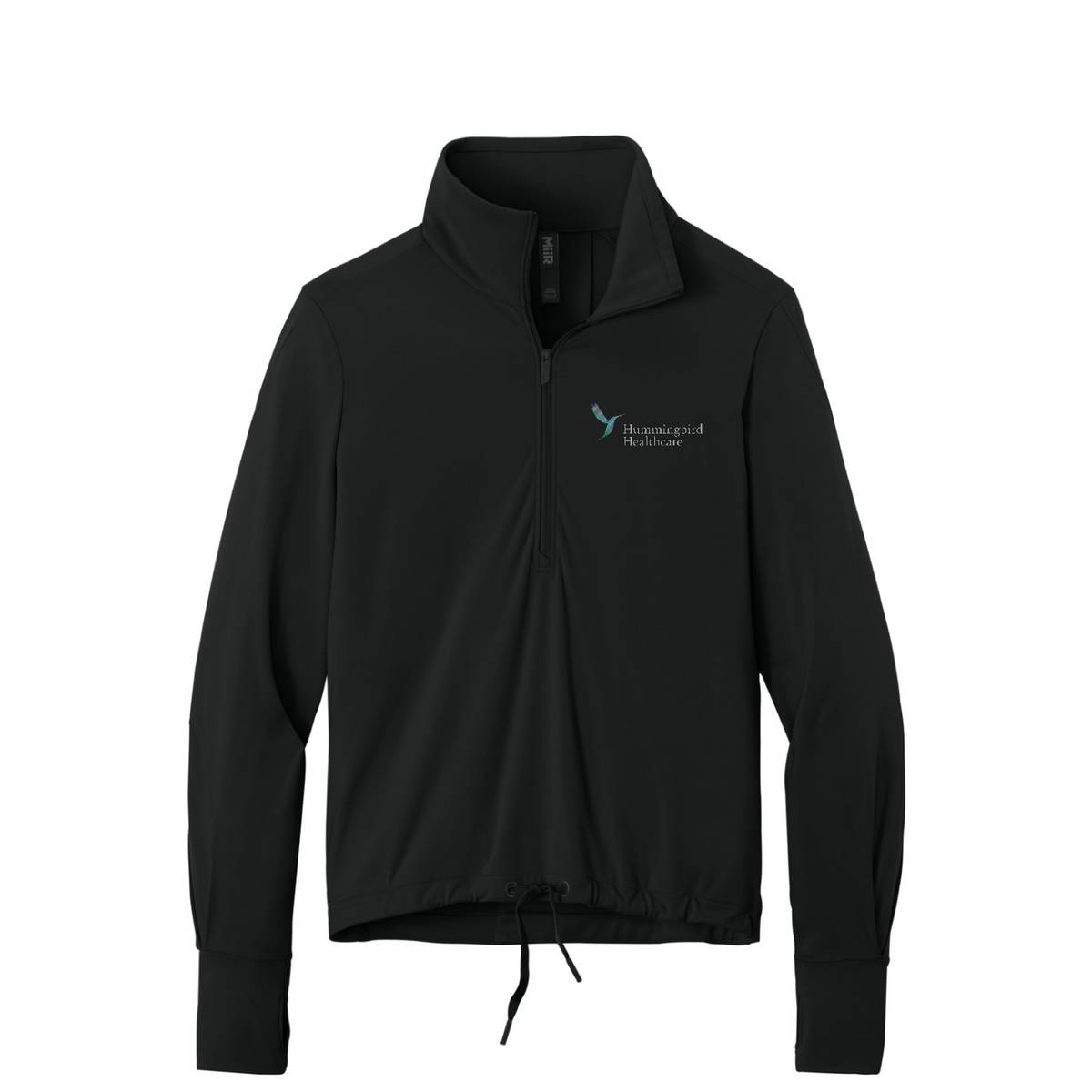 MiiR Women's Kivu 1/4-Zip — Pitch Black