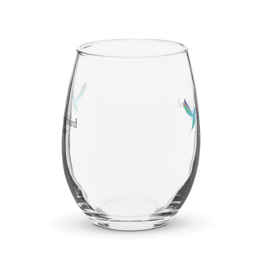 Stemless wine glass