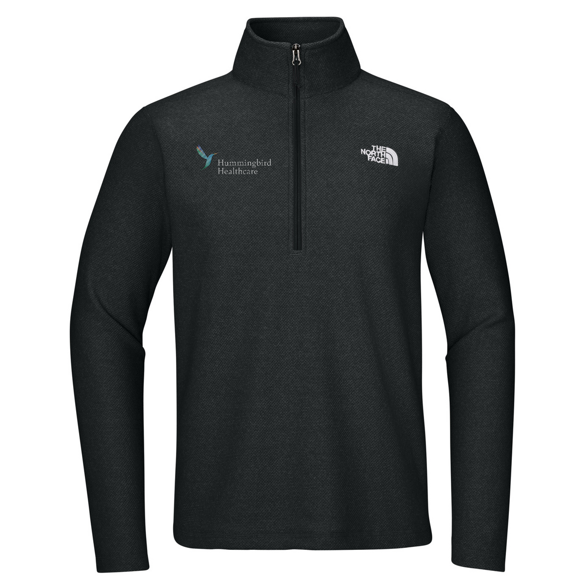The North Face Textured Pine Grove 1/2-Zip — TNF Black Heather